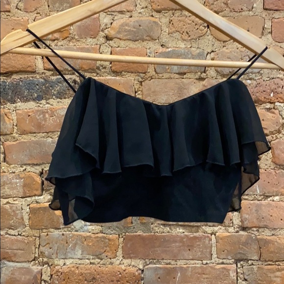 Kimchi Blue Ruffle Crop Top - Picture 3 of 6